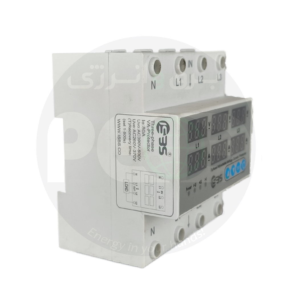 محافظ ولتاژ سه فاز ISBS-80A